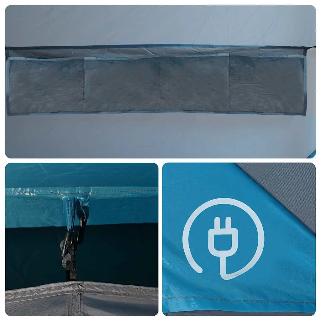 Палатка VidaXL 94629 (Blue/Grey)