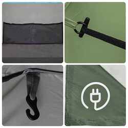 Cort VidaXL 94631 (Green/Grey) Thumb