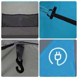 Палатка VidaXL 94632 (Blue/Grey) Thumb