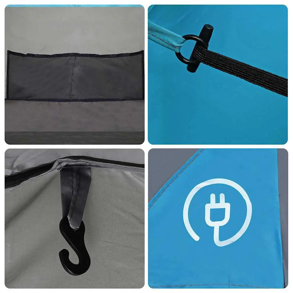 Палатка VidaXL 94632 (Blue/Grey)