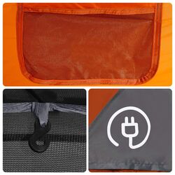 Cort VidaXL 94639 (Orange/Grey) Thumb