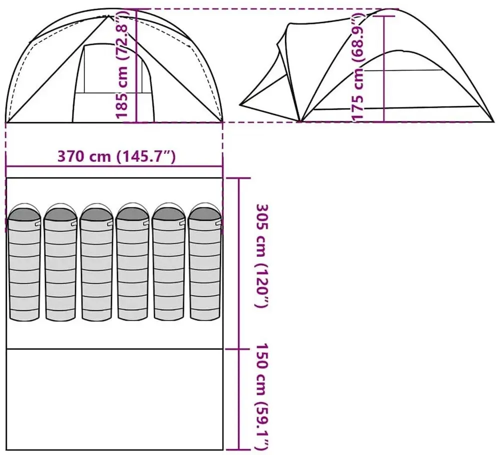 Cort VidaXL 94639 (Orange/Grey)