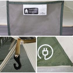 Cort VidaXL 94646 (Green) Thumb