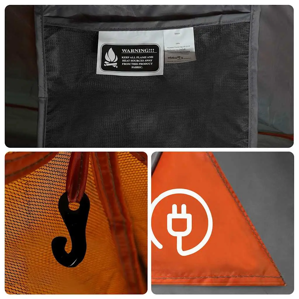 Cort VidaXL 94648 (Orange/Grey)