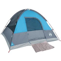 Палатка VidaXL 94700 (Grey/Blue) Thumb