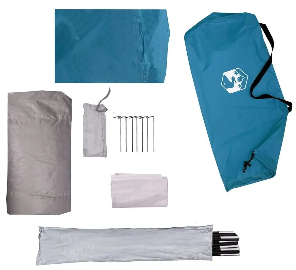 Палатка VidaXL 94700 (Grey/Blue)