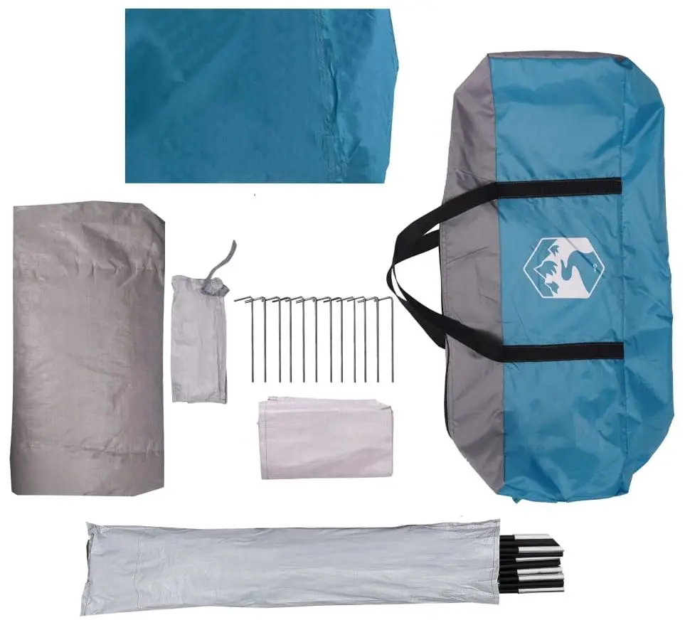Палатка VidaXL 94704 (Grey/Blue)