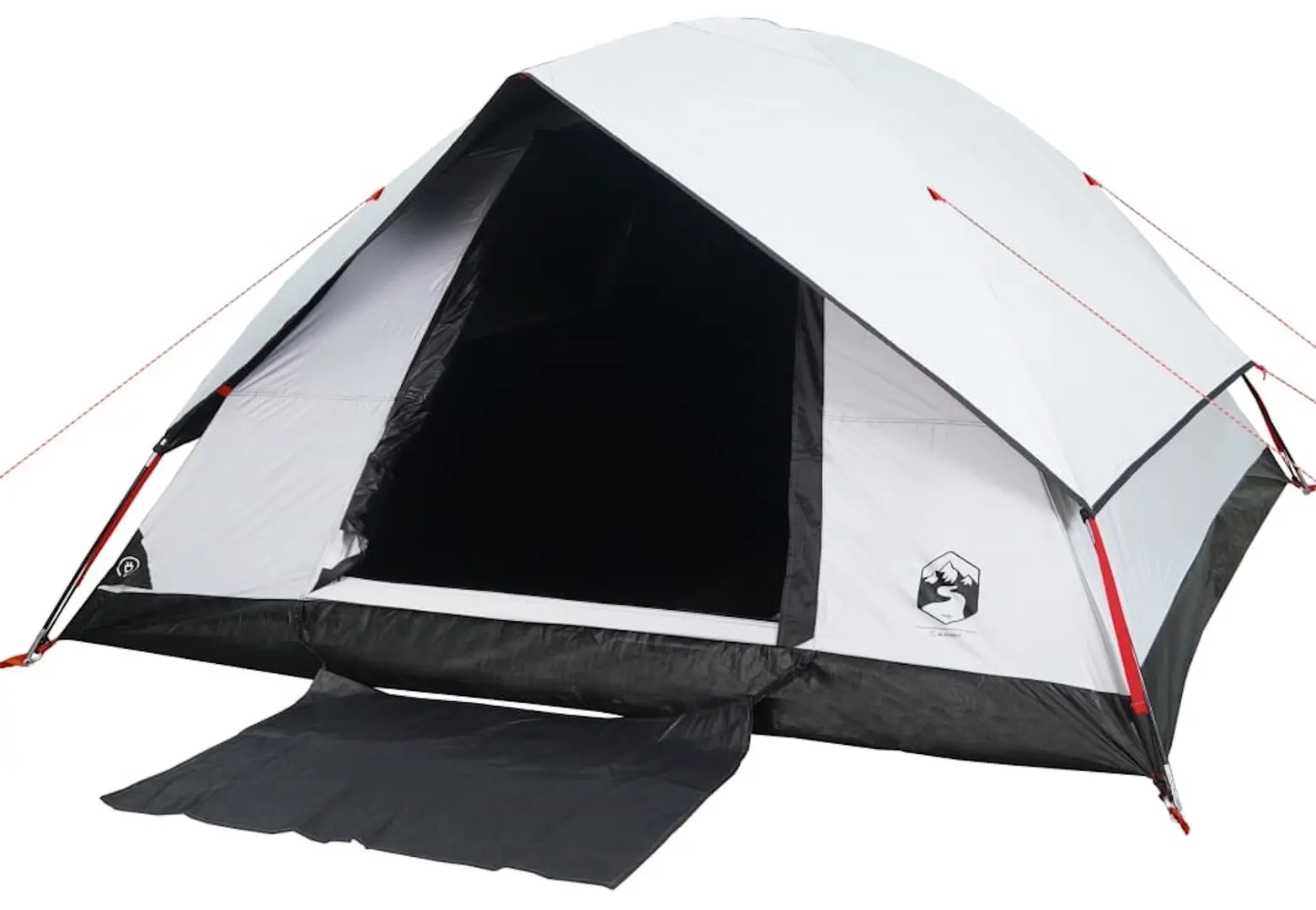 Палатка VidaXL 94706 (White/Black)