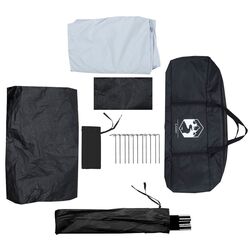 Палатка VidaXL 94706 (White/Black) Thumb