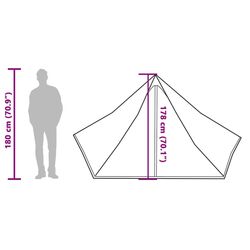 Палатка VidaXL 94710 (Green) Thumb