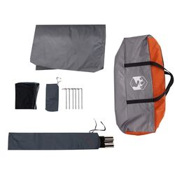 Палатка VidaXL 94712 (Grey/Orange) Thumb