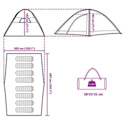 Cort VidaXL 94717 (Blue) Thumb