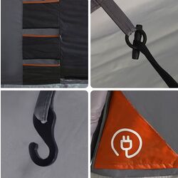 Cort VidaXL 94718 (Grey/Orange) Thumb