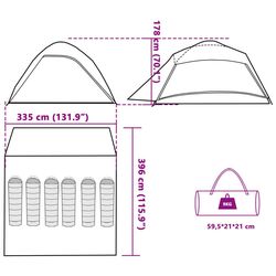 Cort VidaXL 94724 (Blue) Thumb
