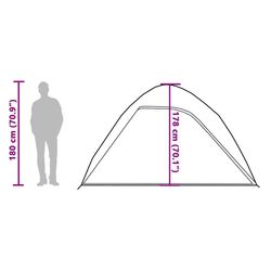 Cort VidaXL 94725 (Grey/Orange) Thumb