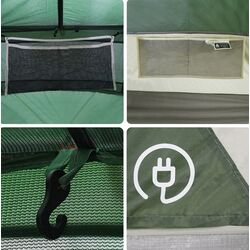 Cort VidaXL 94727 (Green/Grey) Thumb