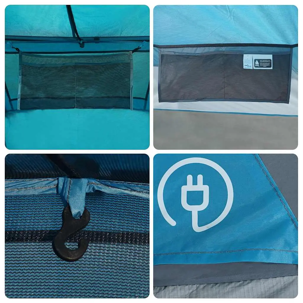 Палатка VidaXL 94728 (Blue/Grey)