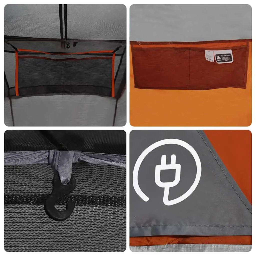 Cort VidaXL 94729 (Orange/Grey)