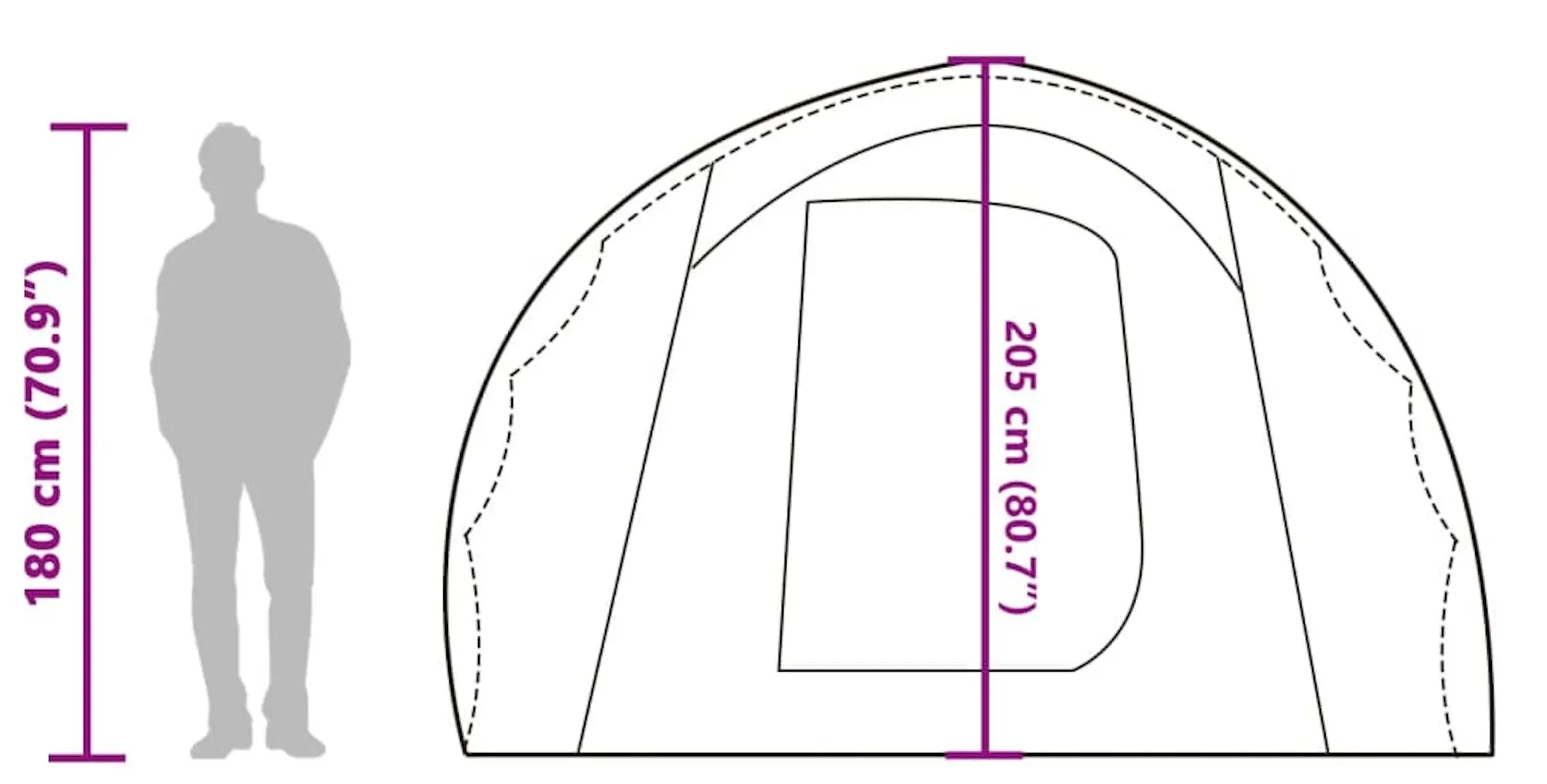 Палатка VidaXL 94732 (Blue)