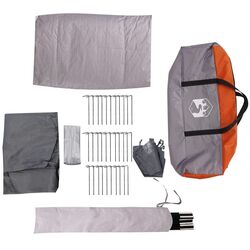 Cort VidaXL 94736 (Grey/Orange) Thumb