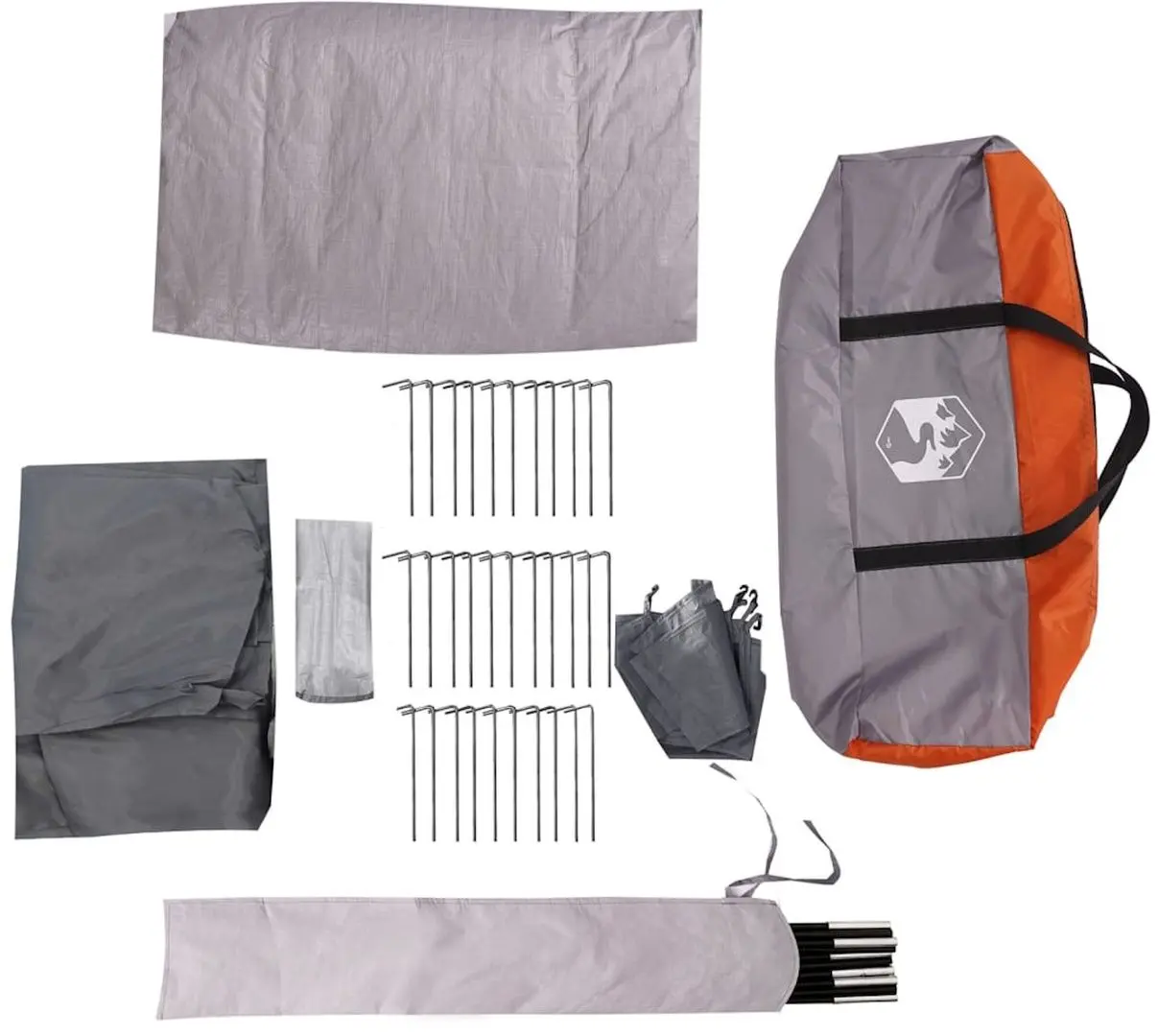 Cort VidaXL 94736 (Grey/Orange)