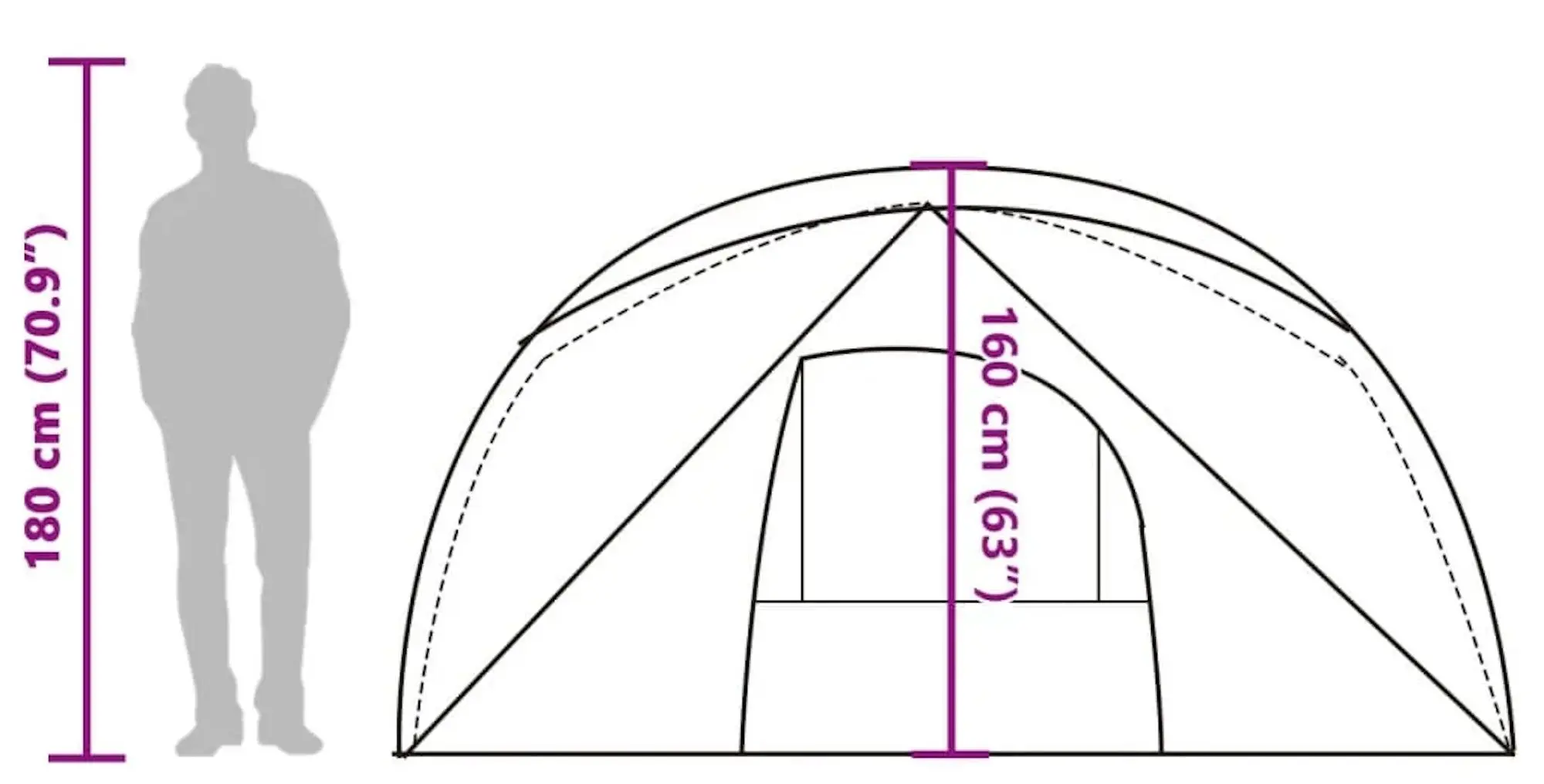 Cort VidaXL 94746 (Green)