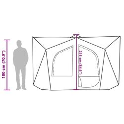 Палатка VidaXL 94752 (Green/Grey) Thumb