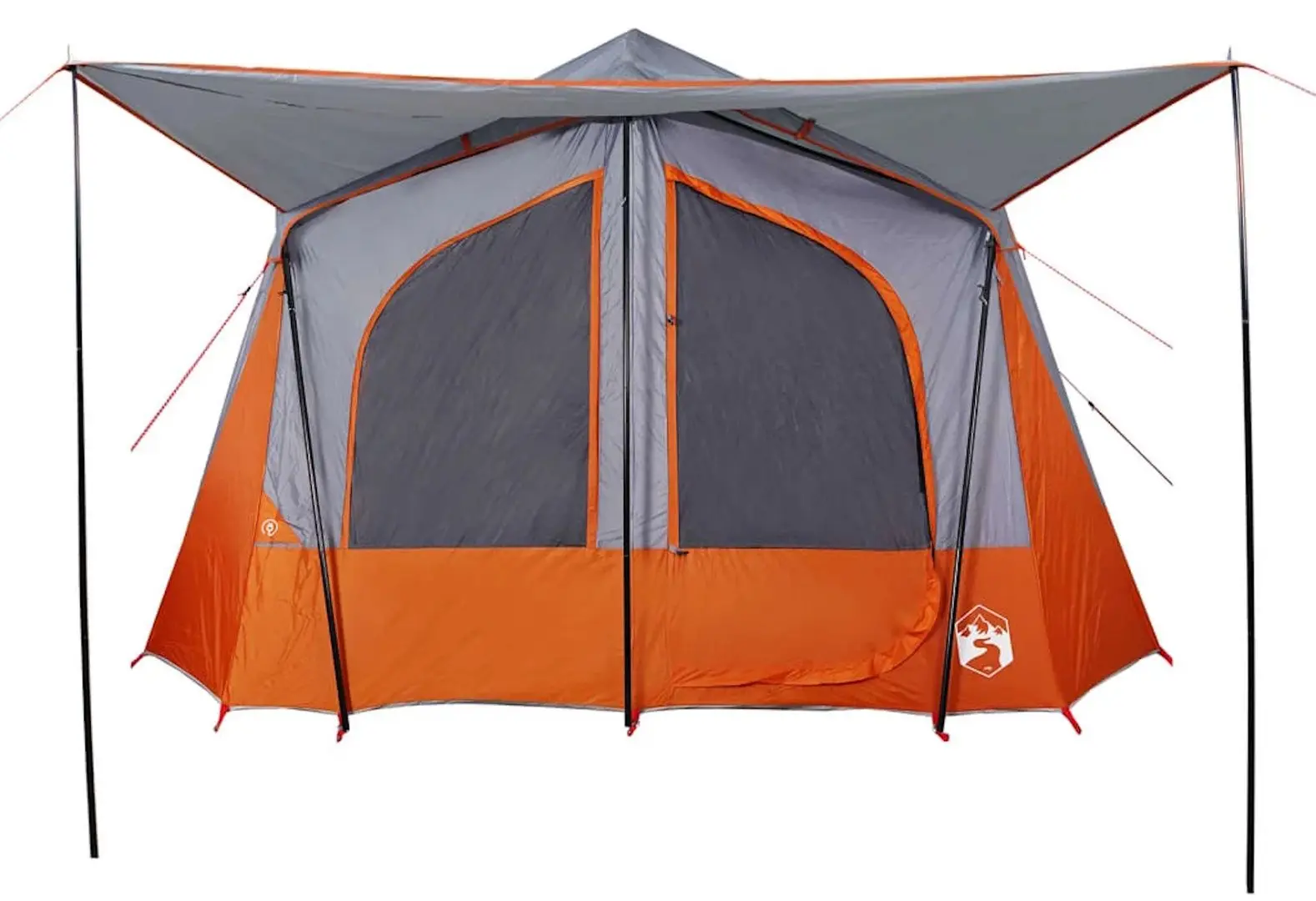 Палатка VidaXL 94754 (Grey/Orange)