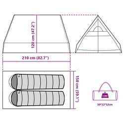 Cort VidaXL 94757 (Grey/Orange) Thumb