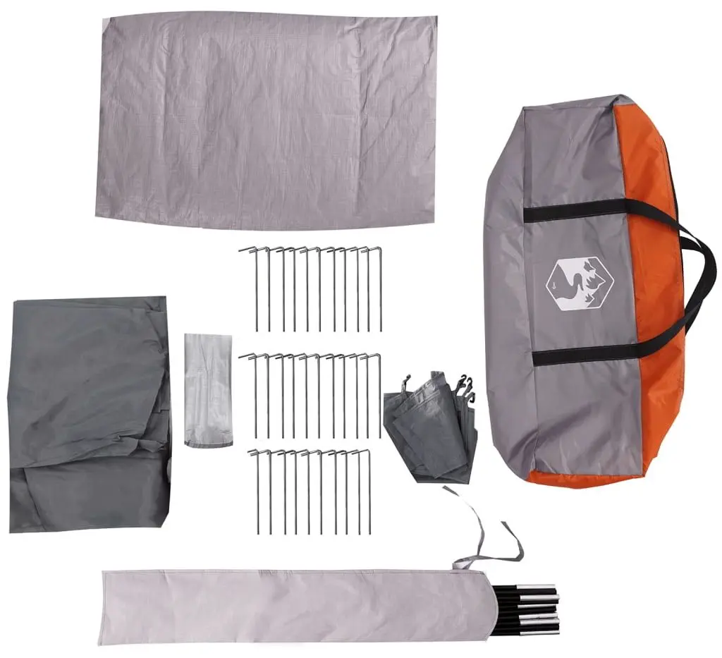 Cort VidaXL 94764 (Grey/Orange)