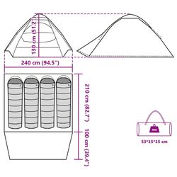 Cort VidaXL 94769 (Green) Thumb