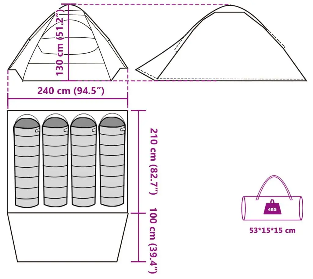 Cort VidaXL 94770 (Blue)