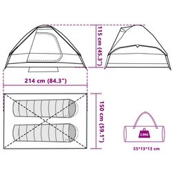 Cort VidaXL 94773 (Grey/Green) Thumb