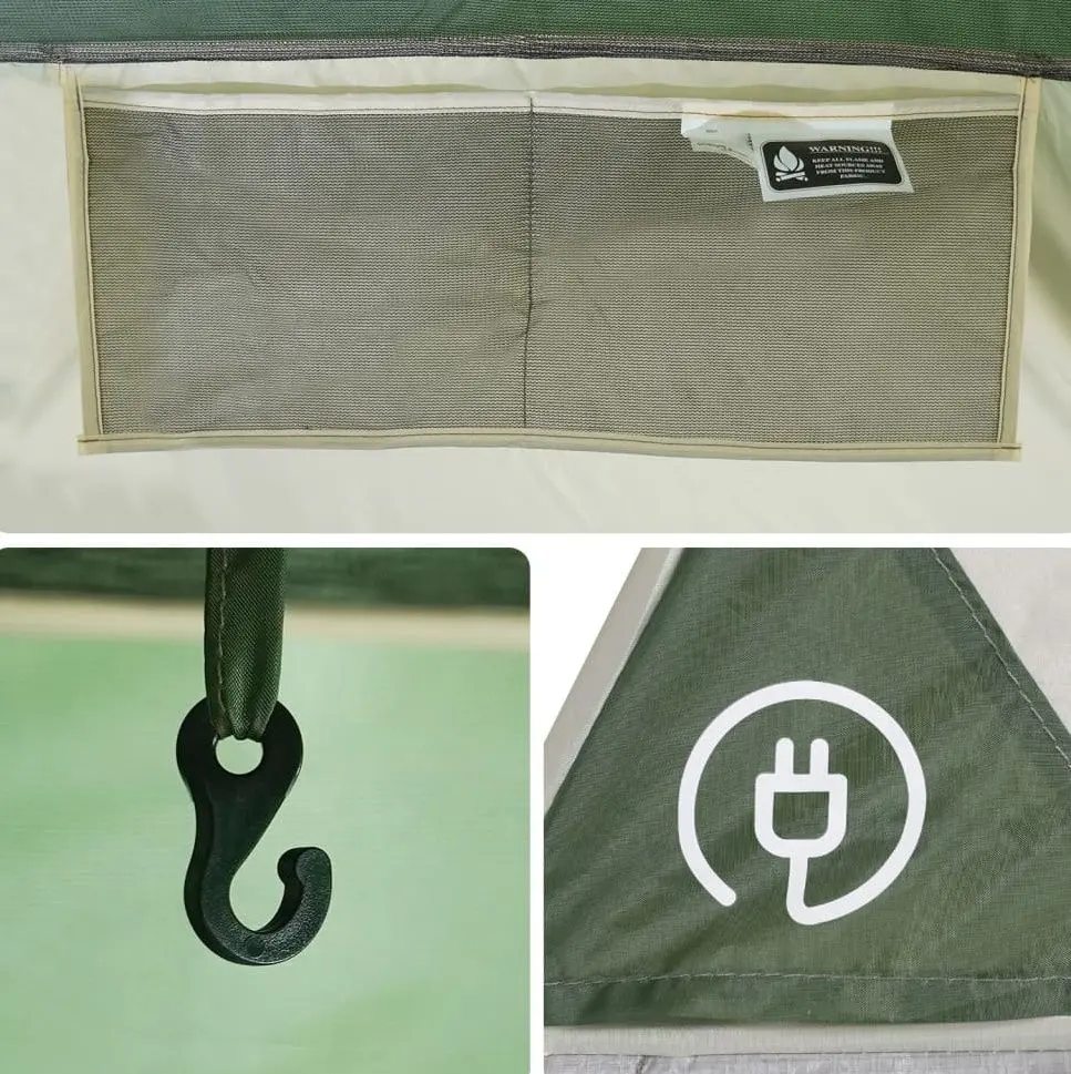 Cort VidaXL 94777 (Grey/Green)