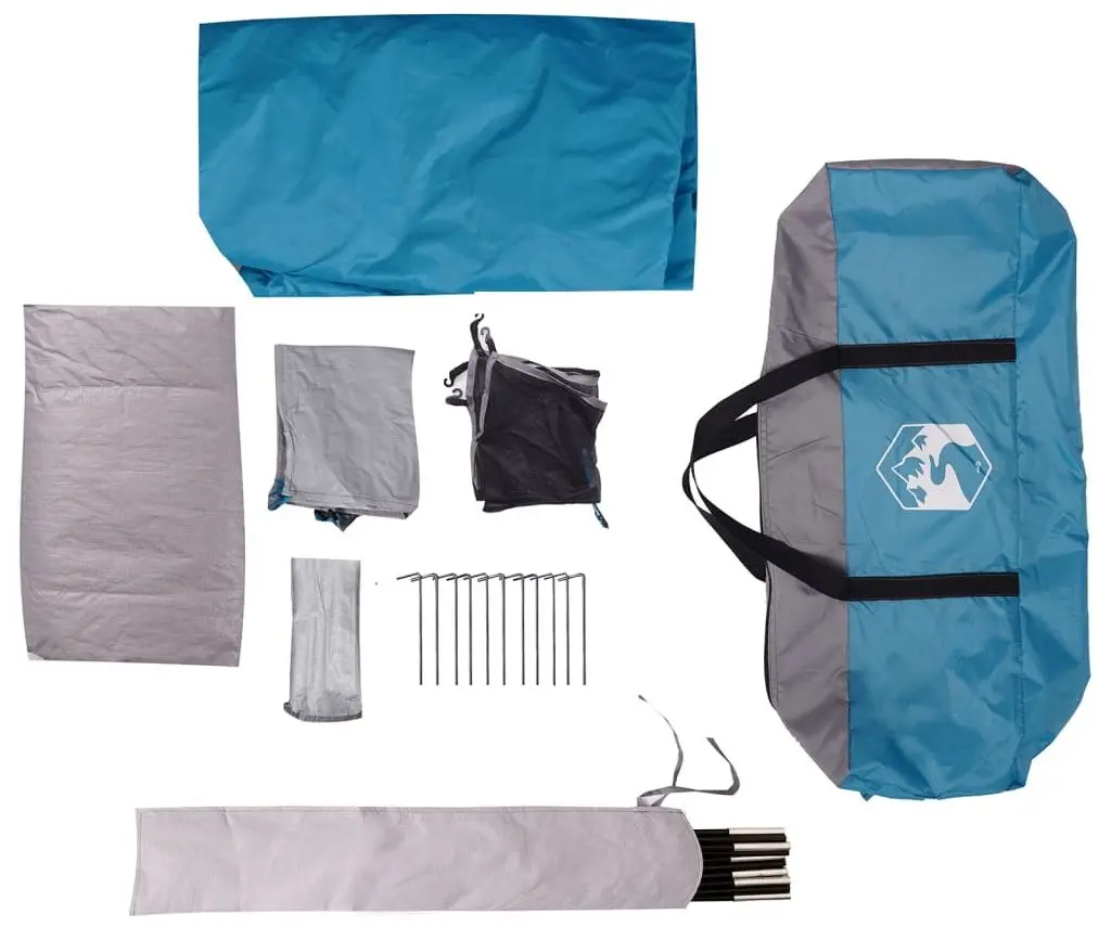 Cort VidaXL 94778 (Grey/Blue)