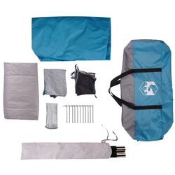 Cort VidaXL 94782 (Grey/Blue) Thumb