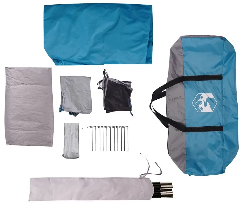 Cort VidaXL 94782 (Grey/Blue)