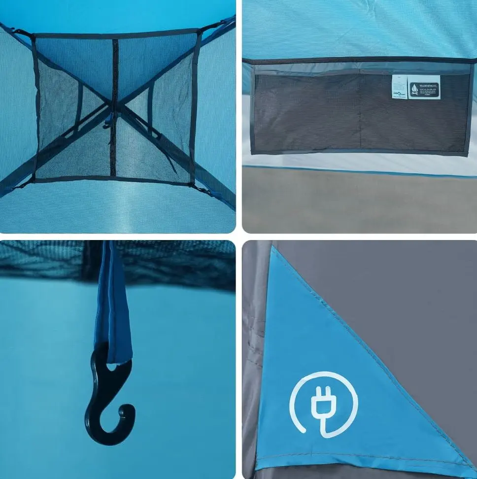 Cort VidaXL 94782 (Grey/Blue)