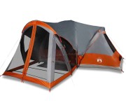 Палатка VidaXL Tipi 94739 (Grey/Orange)