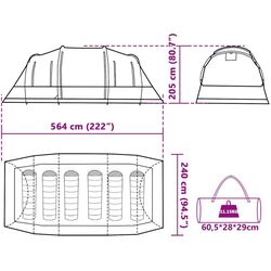 Палатка VidaXL Tunnel 4009417 (Blue) Thumb