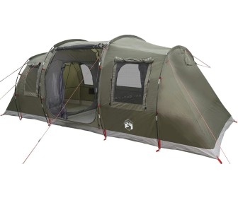 Палатка VidaXL Tunnel 4009419 (Olive/Grey)