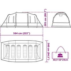 Палатка VidaXL Tunnel 4009421 (Camouflage) Thumb