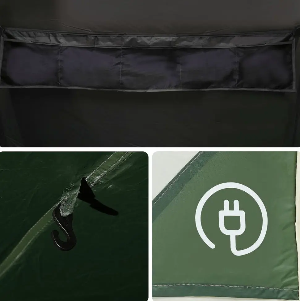 Палатка VidaXL Tunnel 94616 (Green)