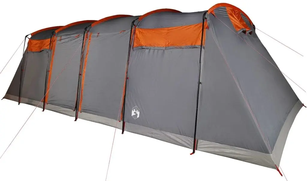 Палатка VidaXL Tunnel 94618 (Grey/Orange)