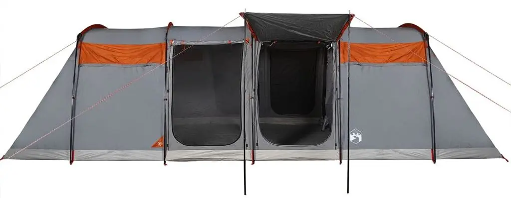 Палатка VidaXL Tunnel 94618 (Grey/Orange)