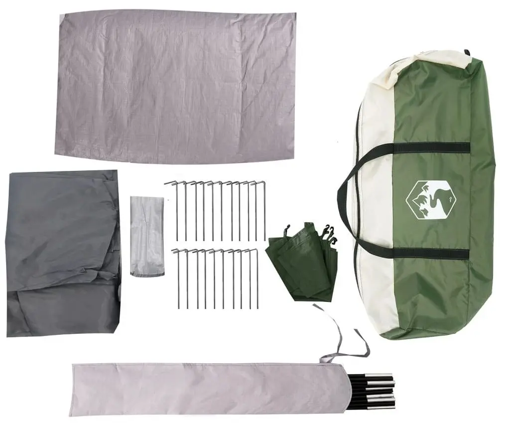 Палатка VidaXL Tunnel 94619 (Green)