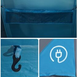 Cort VidaXL Tunnel 94620 (Blue/Grey) Thumb