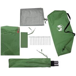 Палатка VidaXL Tunnel 94707 (Grey/Green) Thumb