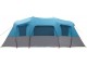 Палатка VidaXL Tunnel 94708 (Grey/Blue)