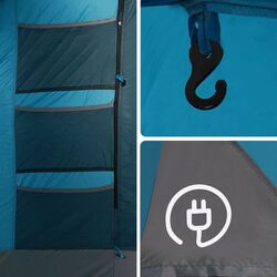 Палатка VidaXL Tunnel 94735 (Blue/Grey) Thumb